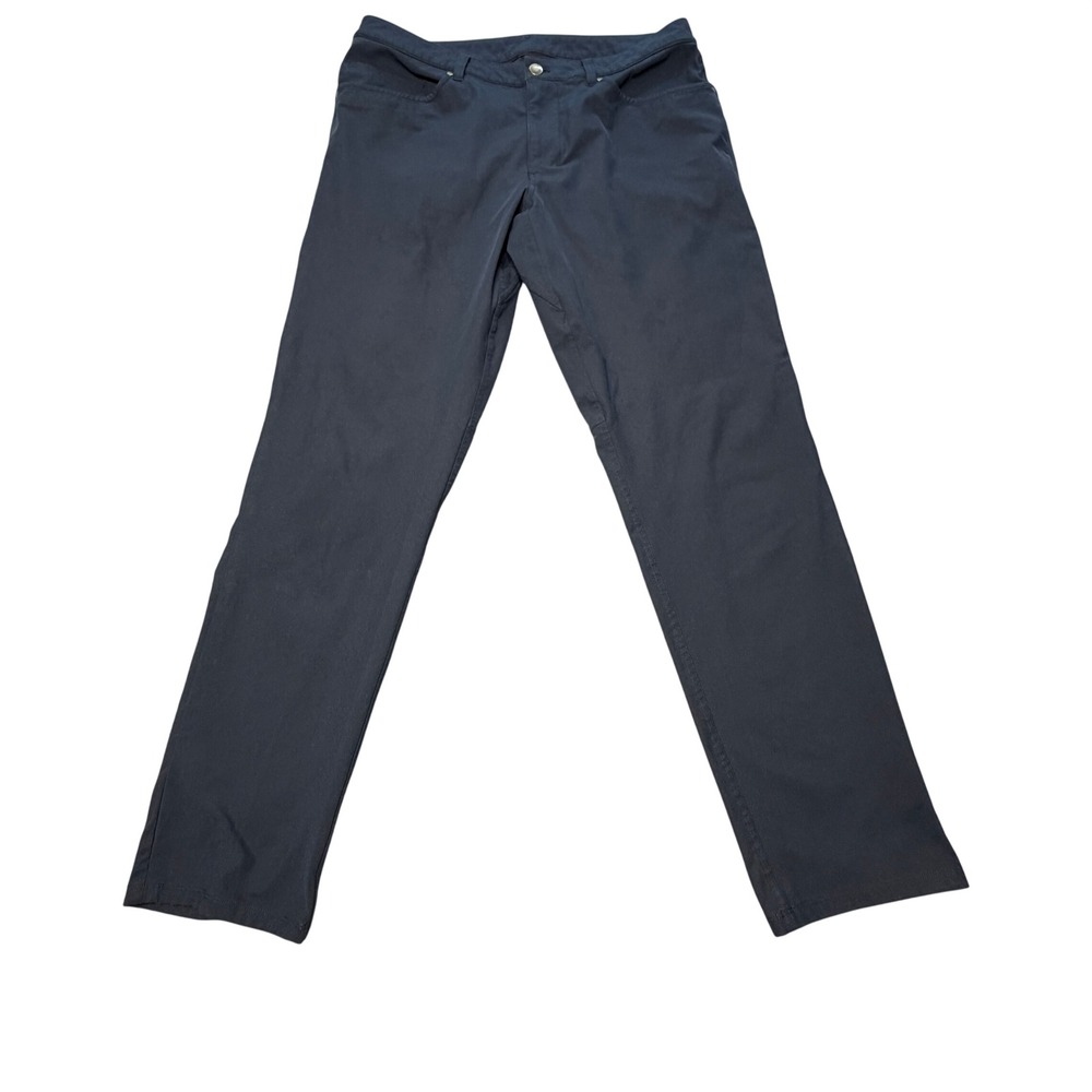 Lululemon ABC Pant Classic-Fit Warpstreme Navy Blue Mens 33 Athletic